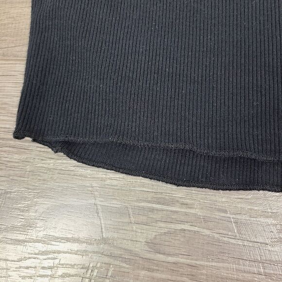 Streetwear Society Essentials Black Ribbed Short Sleeve T-Shirt XS - Picture 12 of 16